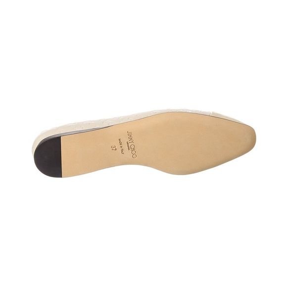 Jimmy Choo Watson Patent Flat, White - Picture 4 of 5